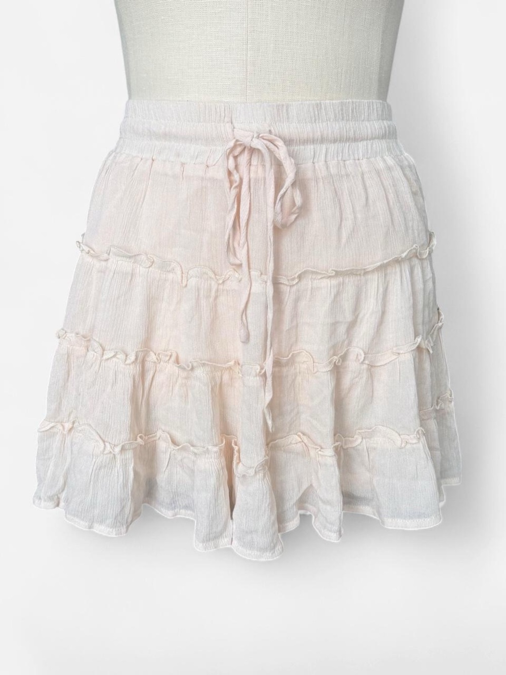 Women's Lightweight Tiered Mini Skirt